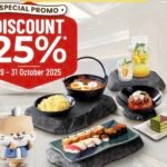 Nikmati Diskon 25 Persen di Sushi Tei Mall Ciputra Cibubur, Spesial Re-Opening Sushi Tei hadirkan promo spesial berupa diskon 25 persen untuk semua menu favorit.