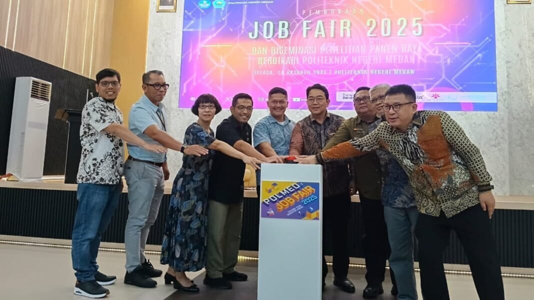 Politeknik Negeri Medan Gelar Job Fair, Diikuti Puluhan Perusahaan