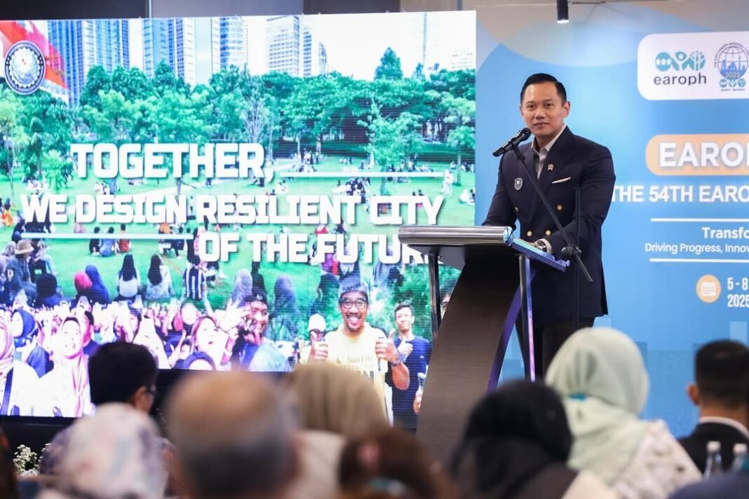 AHY Buka EAROPH 2025, Dorong Kota Masa Depan yang Berkelanjutan AHY: 70 Persen Penduduk Dunia Akan Tinggal di Kota pada 2050, Saatnya Rancang Kota Masa Depan yang Tangguh dan Berkelanjutan