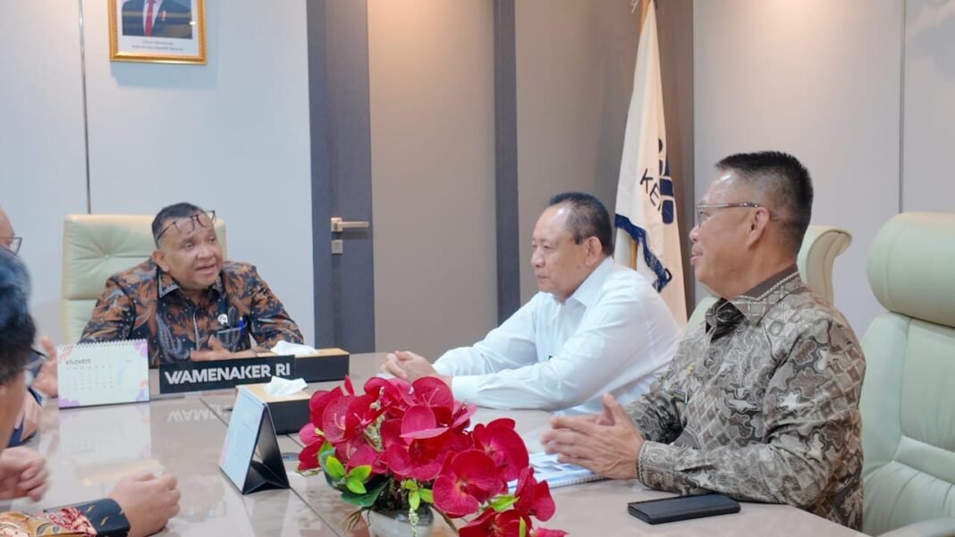 Wamenaker Afriansyah Noor Dukung Percepatan Pembangunan BLK Gorontalo