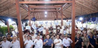 Serahkan Sertipikat di Gunungkidul, Kementerian ATR/BPN Tegaskan Komitmen Pemerintah Soal Kepastian Tanah