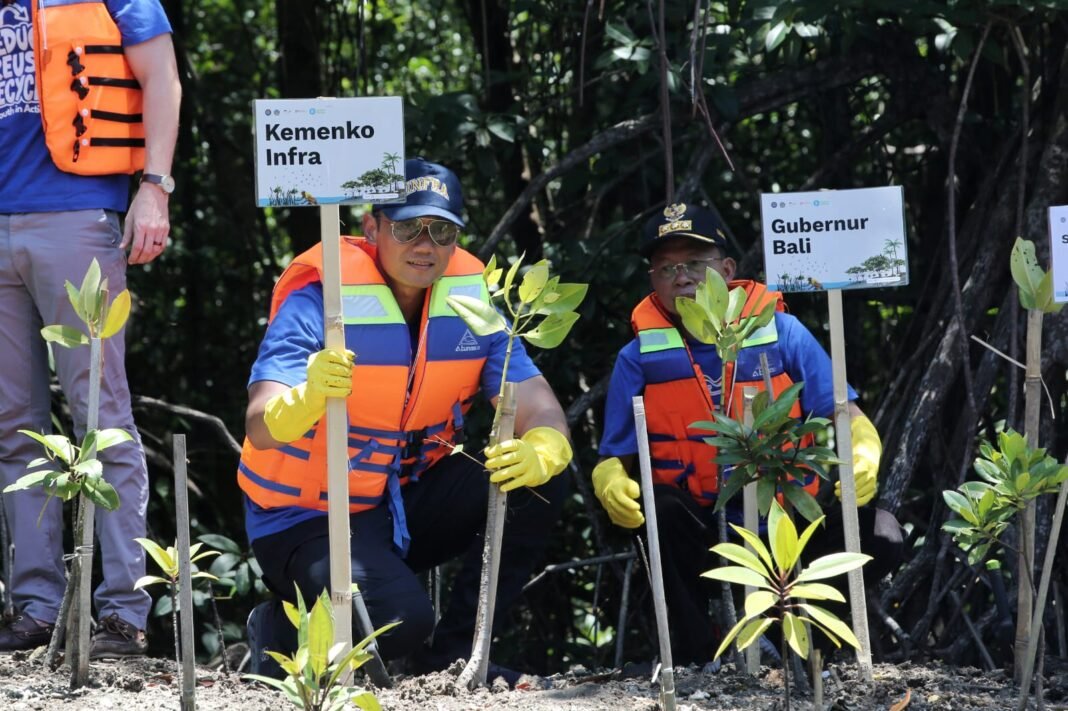 AHY Tanam Mangrove di Bali, Dorong Gerakan Moral Peduli Lingkungan