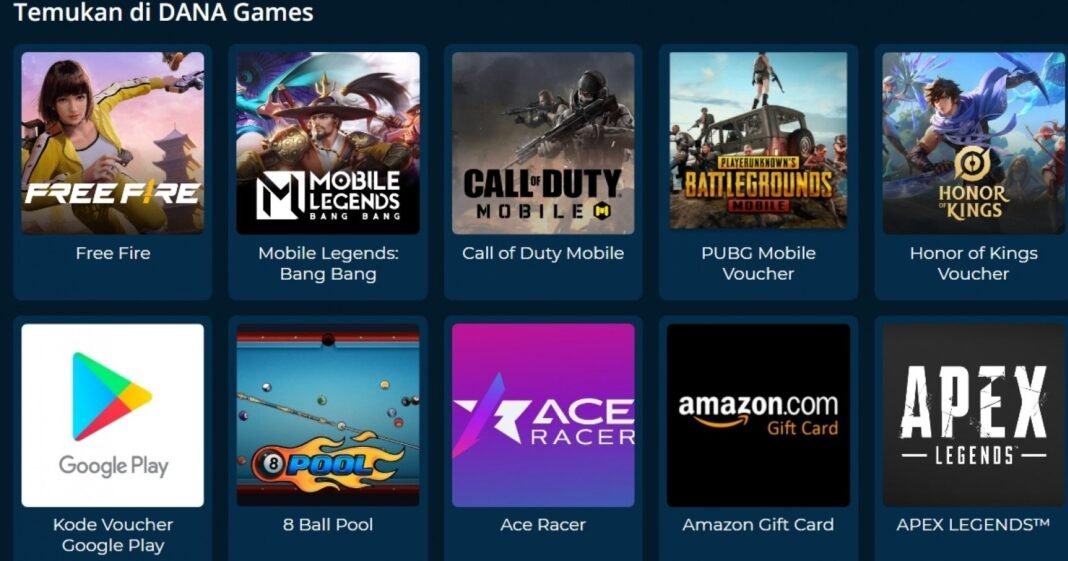 Jadi Incaran Gamer, DANA Kaget Berbagi Saldo Gratis Top Up Game Favorit