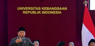 Presiden Prabowo Ajak Generasi Muda Berani Menegakkan Kebenaran dan Keadilan