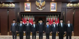 Menko Polkam Djamari Resmi Kukuhkan Enam Pejabat Baru di Kemenko Polkam