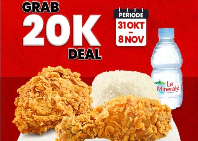 Promo hemat dari CFC modal 20k dapat paket Astaga 1.
