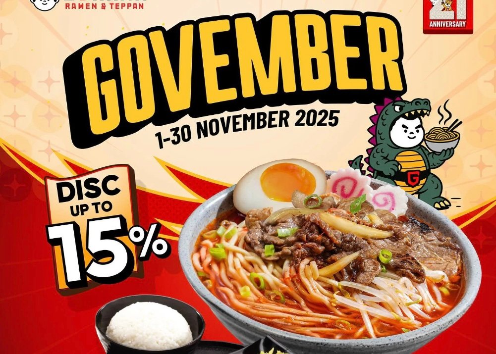 Promo Gonovember, diskon hingga 15% Promo Gonovember, diskon hingga 15%