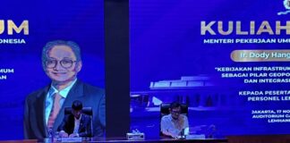 Kuliah Umum di Lemhannas, Menteri PU Bahas Arah Pembangunan Nasional