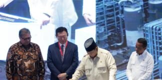 Presiden Prabowo Resmikan Pabrik Petrokimia LCI, Simbol Kemandirian Industri Nasional