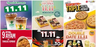 Serbu Sekarang! Promo 11.11 JCO hingga HokBen, Harga Mulai Rp11.000! Serbu Sekarang! Promo 11.11 JCO hingga HokBen, Harga Mulai Rp11.000!