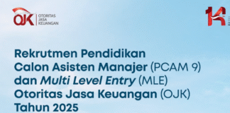 OJK Buka Rekrutmen PCAM 9 dan MLE 2025, Ini Jadwal dan Syarat Pendaftarannya! OJK Buka Rekrutmen PCAM 9 dan MLE 2025, Ini Jadwal dan Syarat Pendaftarannya!