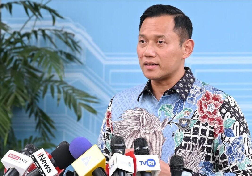 Menko IPK AHY menyampaikan paparan mengenai kebijakan Zero ODOL dan integrasi logistik nasional.