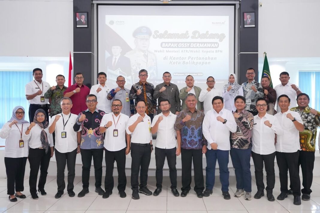 Wamen Ossy Minta Layanan Pertanahan di Kaltim–Kaltara Diperkuat Sambut Akselerasi IKN