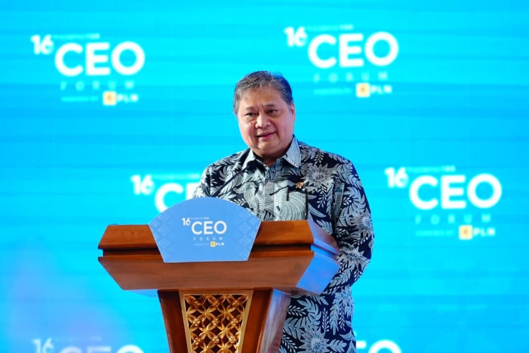 Airlangga Hartarto Tekankan Kemandirian Ekonomi Nasional di 16th Kompas 100 CEO Forum