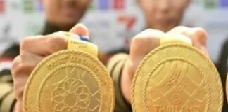 Update klasemen medali SEA Games 2025 per 15 Desember 2025, Indonesia raih 49 emas dan bertahan di posisi kedua lewat wushu dan menembak.