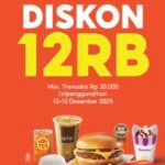 McDonald’s Hadirkan Diskon Rp12 Ribu Spesial 12.12 lewat ShopeeFood