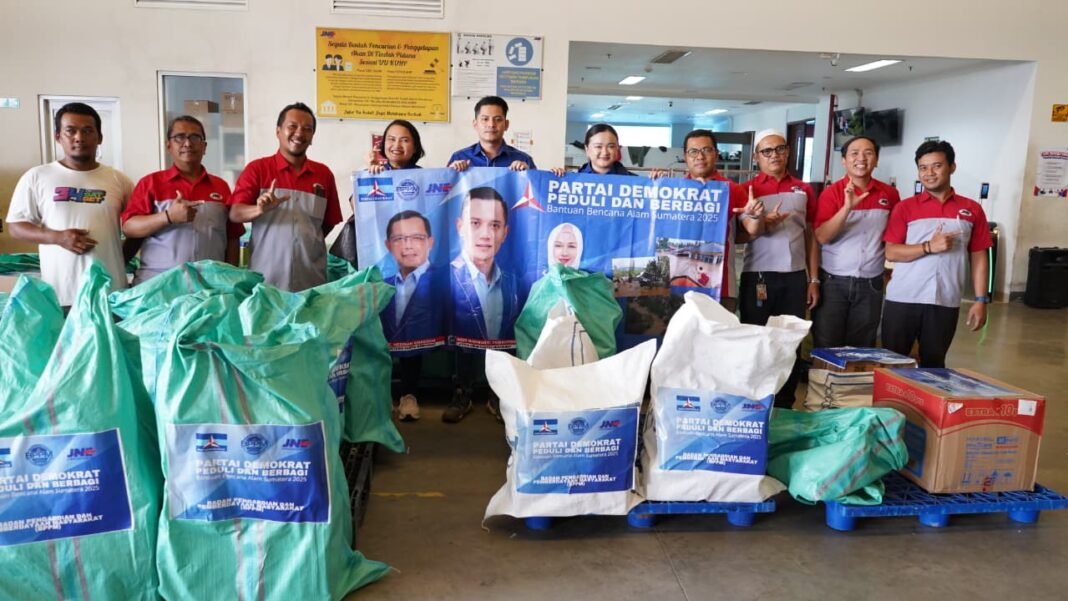 Partai Demokrat Salurkan Bantuan Kemanusiaan untuk Korban Bencana Banjir dan Longsor di Sumatra