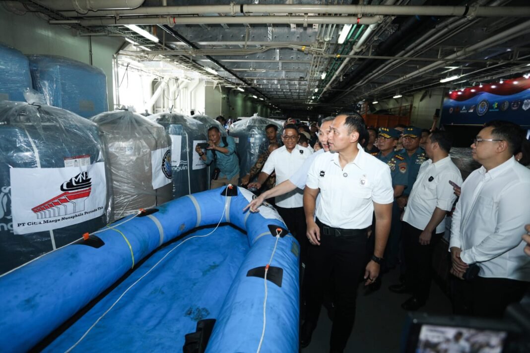 AHY Lepas 250 Ton Bantuan Kemanusiaan untuk Pemulihan Pascabencana Sumatra