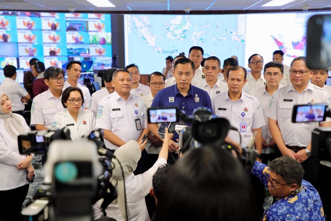 AHY Perkuat Sinergi Kemenko Infrastruktur dan BMKG Hadapi Cuaca Ekstrem Nataru