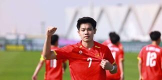 Vietnam U-23 mengalahkan Kirgizstan 2-1 pada laga Grup A Piala Asia U-23 2026 di Jeddah. Kemenangan ini memastikan Vietnam lolos ke perempat final.