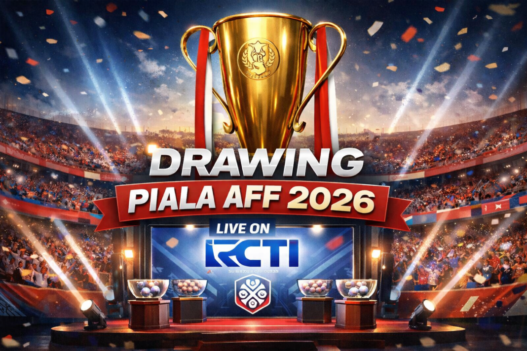 Drawing Piala AFF 2026 atau ASEAN Hyundai Cup 2026 digelar Kamis, 15 Januari 2026 pukul 16.00 WIB di Jakarta dan disiarkan langsung oleh RCTI.