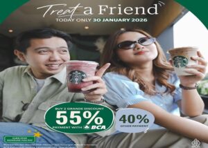 Promo Kopi Jumat 30 Januari 2026: Diskon Starbucks hingga Poin Coffe, Ada yang Separo Harga Nih 1 Banner promo Kopi Starbucks di Instagram Starbucks Indonesia @StarbucksIndonesia.Ada promo dan diskon spesial di Starbuck pada Jumat (30/1/2026) hari ini. Cek sekarang