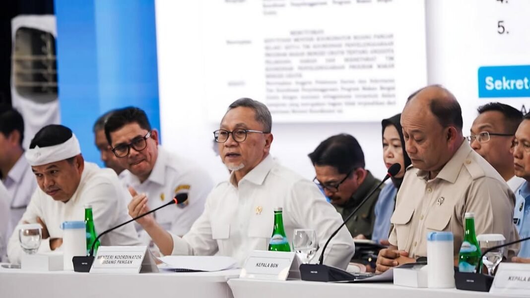 Menko Pangan Targetkan MBG Jangkau 82,9 Juta Penerima pada Mei 2026