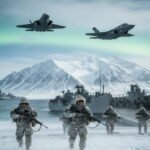 Foto hasil olahan Akal Imitasi (AI) Gemini Google dengan promt dari Tajuk Nasional menampilkan satuan tempur pasukn Amerika Serikat mendarat di Greenland. Terbaru, Anggota Dewan Amerika Serikat, Randy Fine mengungkapkan negara Paman Sam itu bersiap menganeksasi Greenland dan mencaploknya dari Denmark, Selasa (13/1/2026). Undang-undang aneksasi mendukung ambisi Donald Trump menurutnya tengah disiapkan.