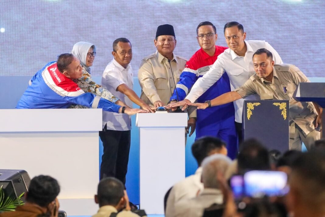 Dampingi Presiden Prabowo, AHY: RDMP Perkuat Kemandirian Energi