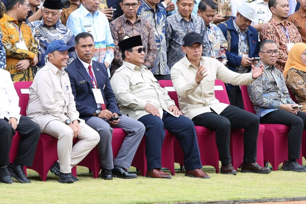 AHY dampingi Presiden Prabowo resmikan SMA Taruna Nusantara Malang