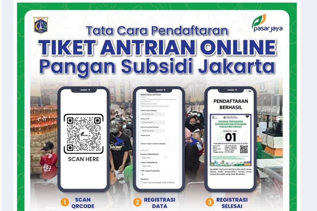 Antrean Sembako KJP Pasar Jaya 2026 Kini Bisa Daftar Online Lewat HP, Ini Caranya!