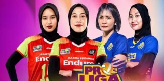 Jadwal voli Proliga 2026 hari ini menghadirkan duel seru Jakarta Pertamina Enduro vs Jakarta Electric PLN dan Bandung BJB Tandamata vs Jakarta Livin’ Mandiri. Simak jadwal lengkap dan jam tayang live Moji TV.