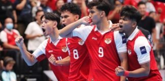 Berikut jadwal lengkap Timnas Futsal Indonesia melawan Kirgistan dan Irak di AFC Futsal Asian Cup 2026.