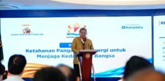 Produksi Beras Melonjak, Menko Airlangga Optimistis Stabilitas Pangan Terjaga