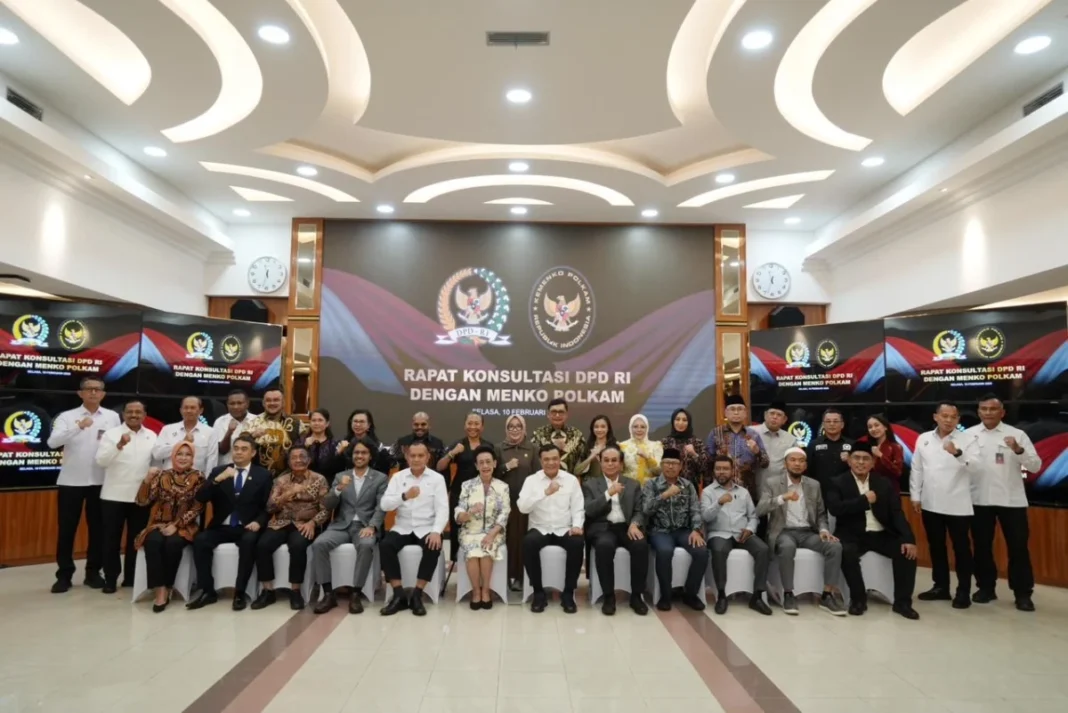 Menko Polkam Tekankan Peran DPD RI Jembatani Pusat dan Daerah