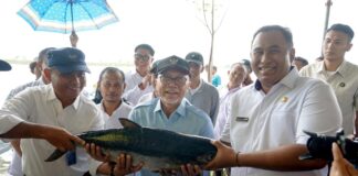 Dorong Swasembada Pangan dan Energi, Zulhas Tinjau Kampung Bandeng di Gresik