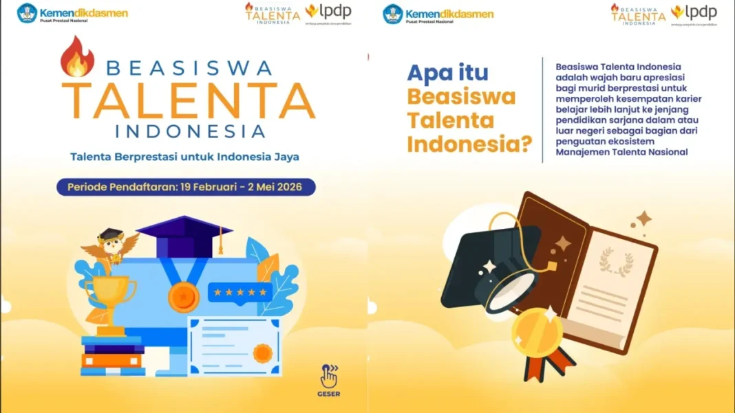 Kemdikdasmen Buka Pendaftaran Beasiswa Talenta Indonesia, Ini Syarat dan Cara Mendaftarnya!
