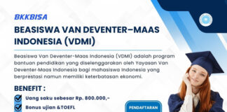 Beasiswa VDMI Dibuka, Ini Syarat dan Cara Daftarnya!
