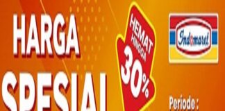 Poster katalog promo Indomaret terbaru di Februari 2025, Rabu (4/2/2026). Ada lebih dari 50 item barang yang masuk dalam daftar promo Indomaret Februari 2026 bulan ini. OFFICIAL INSTAGRAM INDOMARET @INDOMARET / REPRO