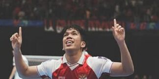 Flanker Timnas Futsal Indonesia, Israr Megantara berselebrasi usai membobol gawang lawan di pertandingan Piala Asia Futsal 2026 di Indonesia Arena, Jakarta beberapa hari lalu. Dalam laga Final AFC Futsal 2026 antara Timnas Indonesia Vs Iran SAbtu (7/2/2026) tadi malam, Israr Megantara mecetak Hattrick alias 3 gol ke gawang Lawan! Ini profil ringkasnya.OFFICIAL INSTAGRAM ISRAR NEGANTARA / REPRO