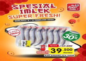 Promo Imlek 2026 Terbaru Mulai Hari Ini, Ada Banjir Diskon Superindo hingga 30 Persen 1 Katalog promo Superindo terbaru, Kamis (5/2/2026). Ada penawaran spesial diskon untuk menyambut Imlek 2026 di Promo Superndo hari ini. OFFICIAL INSTAGRAM SUPERINDO @SUPERINDO / REPRO