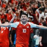 Pemain Tiimnas Futsal Indonesia berselebrasi usai mencetak gol di Pertandingan Piala Asia Futsal 2026, beberapa hari lalu.Kelar laga Final AFC Futsal 2026 antara Indonesia Vs Iran, Sabtu (7/2/2026) sehari lalu, Skuad Garuda asuhan Coach Hector Souto itu sudah diinanti sejumlah event akbar. OFFICIAL INSTAGRAM TIMNAS FUTSAL INDONESIA / REPRO