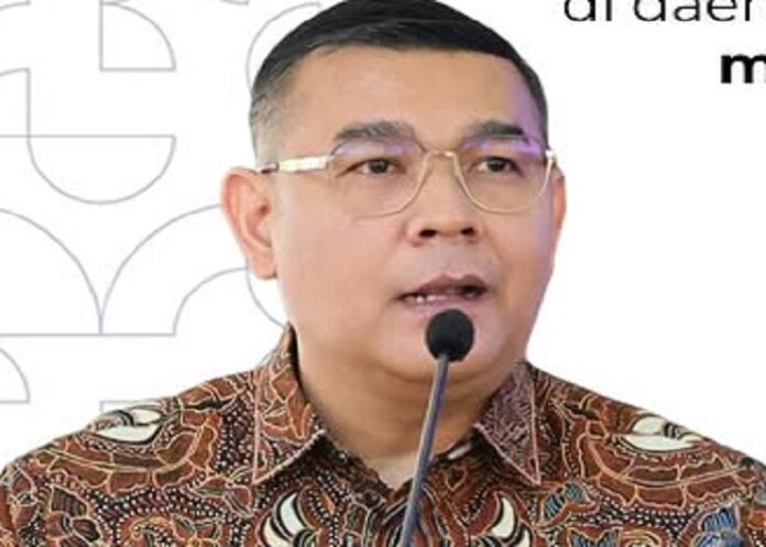 Wamen ART/BRI RI, Ossy Dermawan saat memberikan sambutan dalam acara Kementerian Agraria dan Tata Ruang - Badan Pertanahan Nasional Republik Indonesia beberapa waktu lalu. Inilah ulasan ringkas seputar Ossy Dermawan OFFICIAL INSTAGRAM ATR/BPN RI / REPRO
