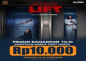 Promo Bioskop Nonton Cuma Rp 10 Ribu! Terakhir Besok Spesial Ramadhan 2026 1 Katalog promo bioskop murah di laman Instagram TIX ID, Rabu (26/2/2026). Ada tiket murah cuma RP 10 ribu untuk film LIFT. OFFICIAL INSTAGRAM TI ID/REPRO