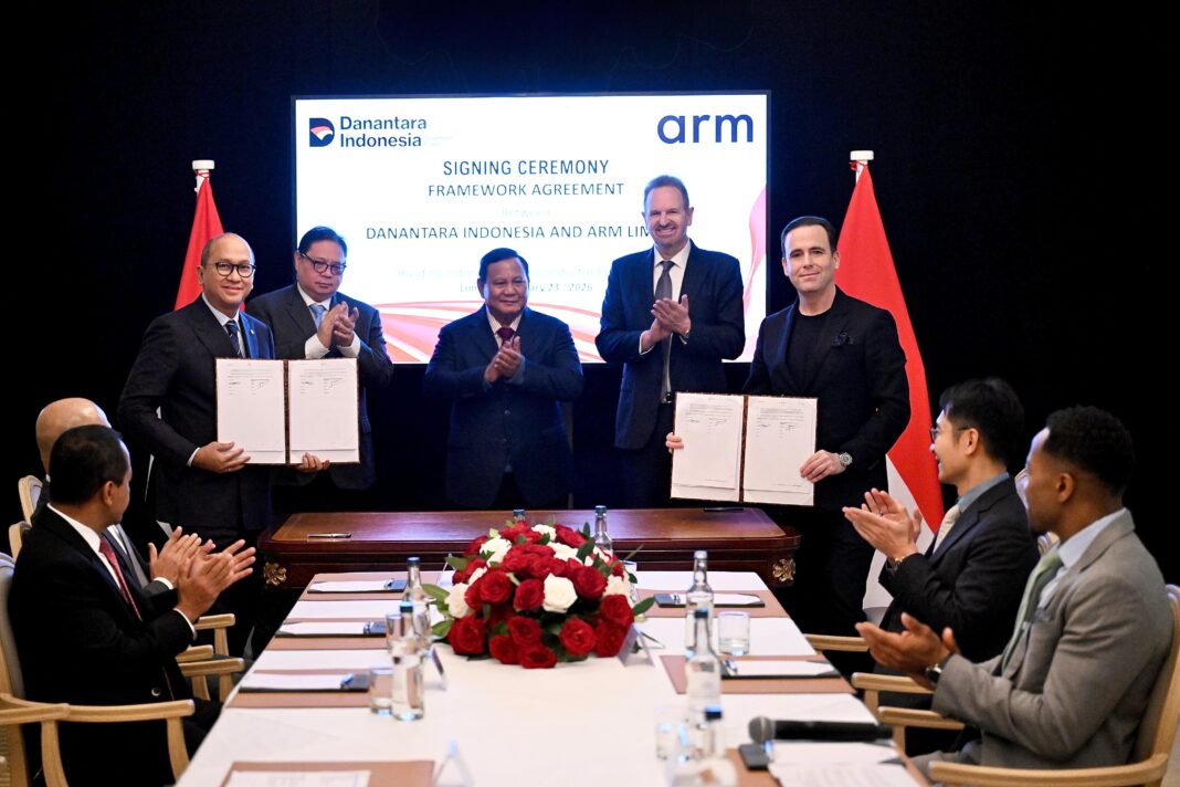 Presiden Prabowo saksikan kerja sama Danantara Arm London 2026