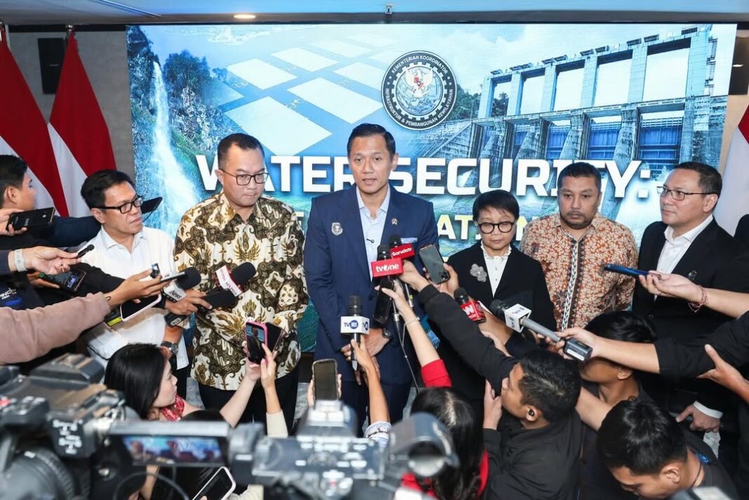 Menko AHY: RI Butuh Tambahan Tampungan Air hingga Dua Kali Lipat