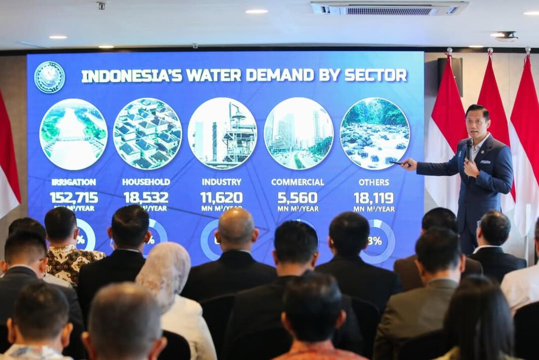 AHY Targetkan 24 Juta Sambungan Air Bersih Rampung 2029
