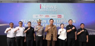 AHY Lepas Tim Liputan Mudik iNews 2026, Soroti Pentingnya Informasi Real-Time