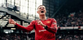 Striker Manchester United FC, Benjamin Sesko berselerbasi usai mencetak gol ke gawang Crystal Palace di EPL Week 28 hari ini, Minggu (1/3/2026). Cek Klasemen MU terbaru dan juga Peringkat Crsytal Palace pada tabel Klasemen Liga Inggris 2026 terbaru selengkapnya di sini. OFFICIAL INSTAGRAM MANCHESTER UNITED FC / REPRO