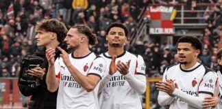 Statistik AC Milan Vs Inter Milan jelang Derby Della Madonnina Liga Italia 2026 Giornata 28, Dominasi Sempurna i Rossoneri Pemain AC Milan menyapa suporter usai merebut kemenangan Vs Cremonense di Pertandingan Liga Italia Giornata 27 pekan lalu. Inilah catatan Statistik AC Milan Vs Inter Milan jelang duel kedua kesebelasan dalam Pertandingan Liga Italia Derby Della Madonnina di Serie A Giornata 28 pada Senin (9/3/2026) dini hari nanti. OFFICIAL INSTAGRAM AC MILAN / REPRO